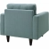 Empress Arm Chair in Tufted Laguna Fabric (Set of 2)