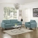 Empress Sofa & Arm chair Set in Tufted Laguna Fabric