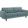 Empress Sofa & 2 Arm chair Set in Tufted Laguna Fabric