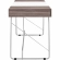 Panel Office Desk with Birch Grain Melamine Top on Metal Base