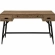 Surplus Office Desk in Walnut Finish & Black Steel