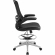 Attainment Drafting Stool in Black Leatherette & Mesh