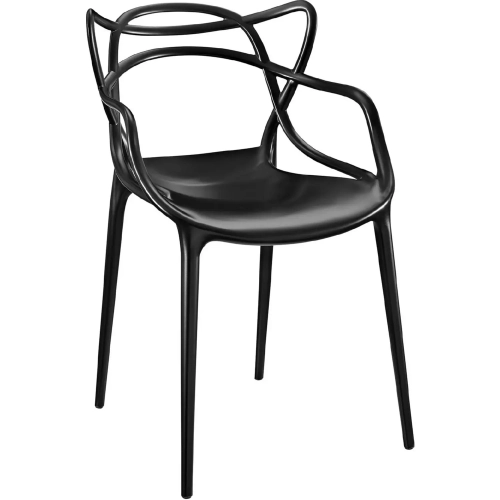 Entangled Dining Armchair in Black Polypropylene