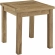 Marina 3 Pc. Outdoor Patio Teak Sofa Set with White Cushions