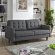 Empress Loveseat in Tufted Gray Fabric