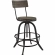 Procure Bar Stool in Brown Pine & Metal (Set of 2)