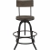 Procure Bar Stool in Brown Pine & Metal (Set of 2)