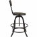 Procure Bar Stool in Brown Pine & Metal (Set of 2)