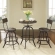 Procure Bar Stool in Brown Pine & Metal (Set of 2)