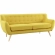 Remark Sofa in Tufted Sunny Fabric with Natural Finish Wood Legs