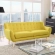 Remark Sofa in Tufted Sunny Fabric with Natural Finish Wood Legs