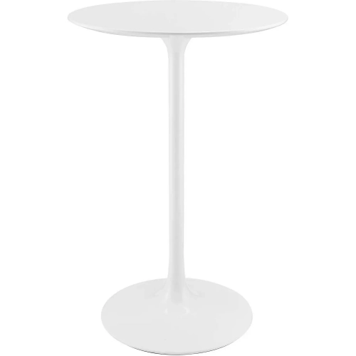 Lippa 28" Round Bar Table in White