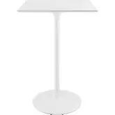 Lippa 28" Square Bar Table in White