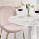 Lippa 28" Bar Table in Marble & White Steel Base