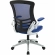 Attainment Office Chair in Blue Mesh & Leatherette