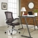 Attainment Office Chair in Brown Mesh & Leatherette