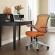 Attainment Office Chair in Orange Mesh & Leatherette