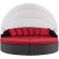 Convene Canopy Outdoor Patio Daybed in Espresso with Red Cushions
