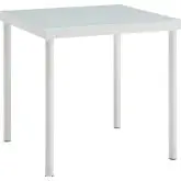 Harmony Outdoor Patio Aluminum Table in White