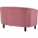 Prospect Loveseat in Tufted Dusty Rose Fabric