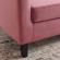 Prospect Loveseat in Tufted Dusty Rose Fabric