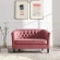 Prospect Loveseat in Tufted Dusty Rose Fabric