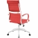 Jive High Back Office Chair in Red Leatherette on Chrome Base