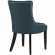 Regent Dining Chair in Tufted Azure Blue Fabric with Nailhead (Set of 2)