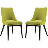 Viscount Dining Chair in Wheatgrass Fabric (Set of 2)