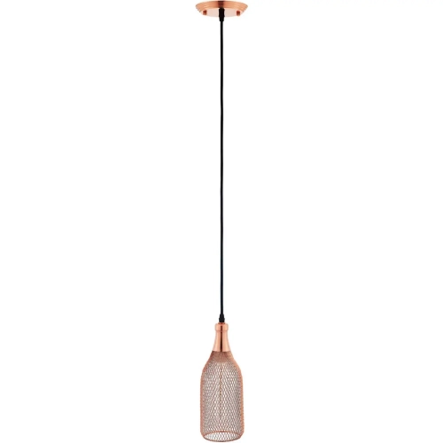 Glimmer Bottle Shaped Ceiling Pendant Light in Rose Gold