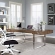 Tinker Office Desk in Walnut Wood Finish