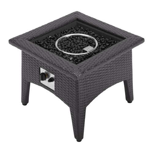 Vivacity Outdoor Fire Pit Table in Espresso