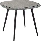 Endeavor Outdoor 36" Dining Table in Grey Rattan