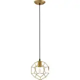 Pique Ceiling Fixture in Rose Gold Metal