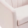 Prospect Loveseat in Channel Tufted Pink Fabric