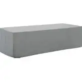 Outdoor Furniture Cover for Chaise or Sofa in Gray Fabric