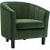 Prospect Arm Chair in Channel Tufted Emerald Velvet