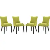 Marquis Dining Chair in Wheatgrass Fabric w/ Nailhead (Set of 4)