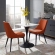 Lippa 24" Square Dining Table in White Wood & Black Metal