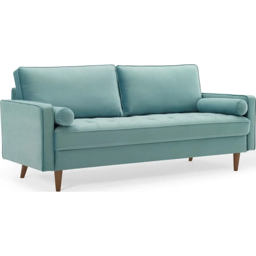 Valour Sofa in Mint Velvet