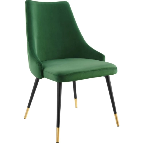 Adorn Dining Chair in Tufted Emerald Velvet