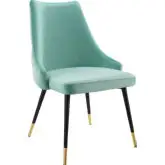 Adorn Dining Chair in Tufted Mint Velvet