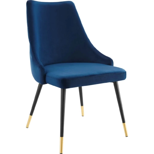 Adorn Dining Chair in Tufted Navy Velvet