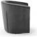 Prospect Swivel Arm Chair in Tufted Charcoal Fabric