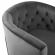 Prospect Swivel Arm Chair in Tufted Charcoal Fabric