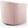 Prospect Swivel Arm Chair in Tufted Pink Fabric