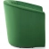 Prospect Swivel Arm Chair in Tufted Emerald Green Velvet on Espresso Legs