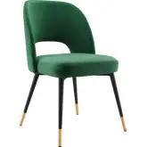 Rouse Dining Chair in Emerald Green Performance Velvet