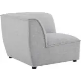 Comprise Corner Chair Modular Sectional Unit in Light Gray