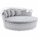 Scottsdale Canopy Outdoor Daybed in Light Gray & Pebble Sunbrella&reg;